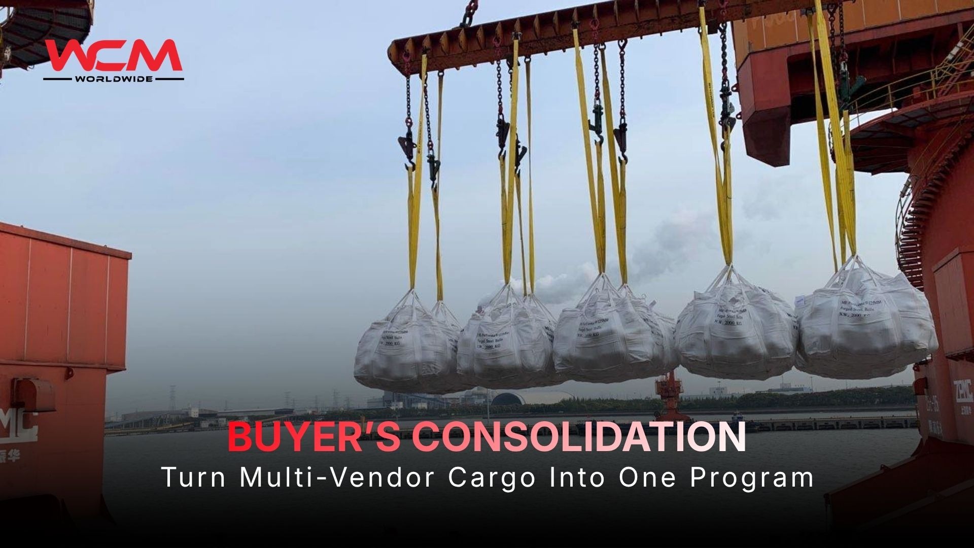 Buyer's consolidation program combining multi-vendor cargo into controlled full containers for US importers